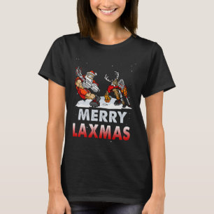 T-shirt Joyeux Laxmas laid de Noël Père Noël Reindee