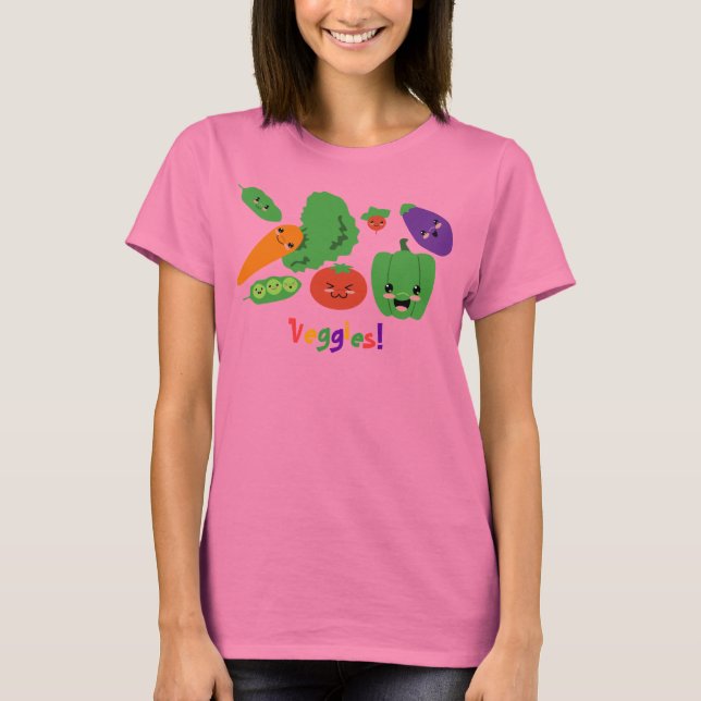 T-shirt Joyeux légumes (Devant)
