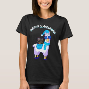 T-shirt Joyeux Llamakkah Hanoukka Llama Chanukah Alpaca