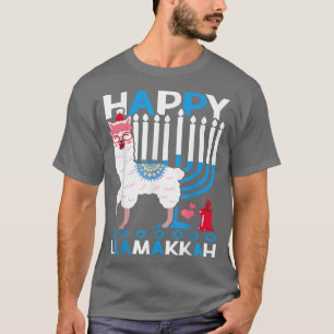 T-shirt Joyeux Llamakkah Hanoukka Llama Chanukah Alpaca Wo