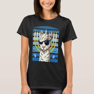 T-shirt Joyeux Llamakkah Hanukkah Lama Chanukah Alpaca Jui