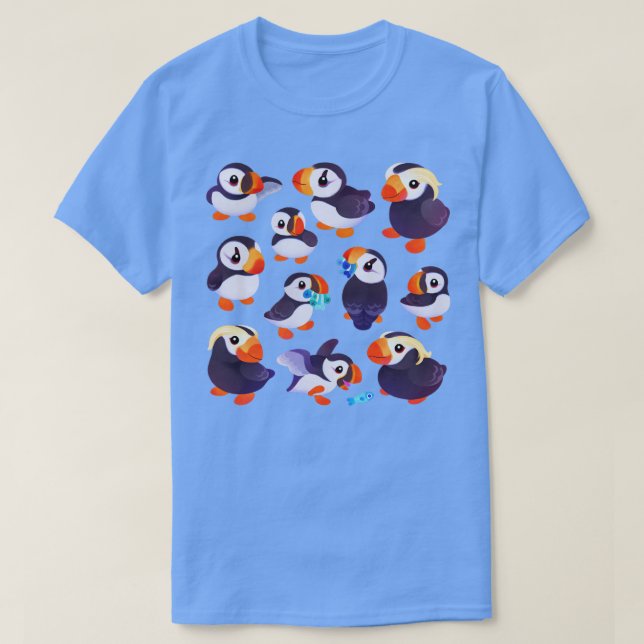 T-shirt Joyeux macareux (Design devant)