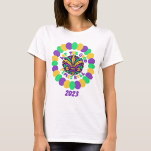 T-shirt Joyeux Mardi Gras fleur de lis
