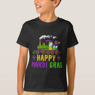 T-shirt Joyeux Mardi Gras Jester Train Carnival Parade Par