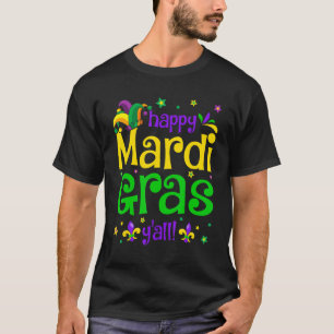 T-shirt Joyeux Mardi Gras Y Tous Costume Carnaval Hommes F