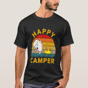 T-shirt Joyeux Marshmallow Camper Bonfire Enfants Femmes M