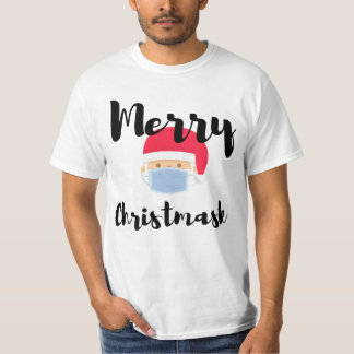 T-shirt Joyeux masque de Noël mis en quarantaine Noël 2020