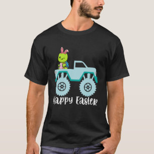 T-shirt Joyeux Monster Turtle Riding Monster Truck Toddler