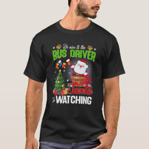 T-shirt Joyeux Noël 2021 Soyez Gentil Pour Le Pilote De Bu
