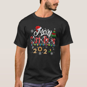 T-shirt Joyeux Noël 2023 Famille jumelée Père Noël Elf Fun