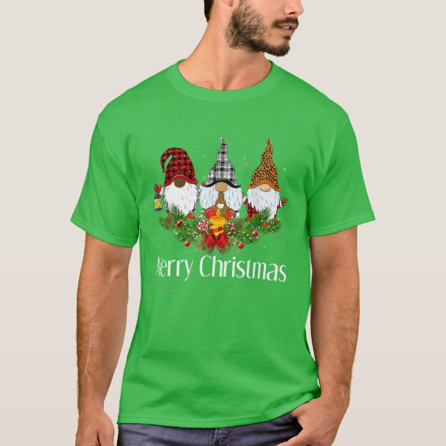 T-shirt Joyeux Noël africain-américain (Devant)