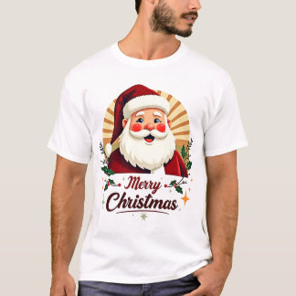 T-shirt Joyeux Noël avec le Père Noël