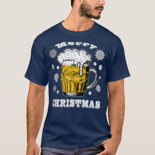 T-shirt Joyeux Noël Bière Snowflake