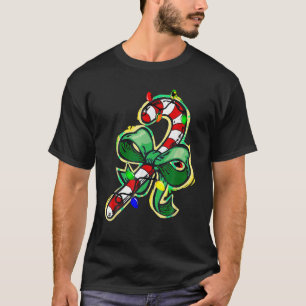 T-shirt Joyeux Noël bonbon amoureux Sucre de canne Crew Jo