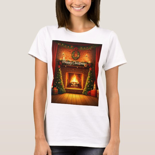 T-shirt "Joyeux Noël" : Celebra (Devant)
