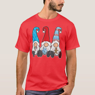 T-shirt Joyeux Noël Chrismukkah et Hanoukka Gnomes T-