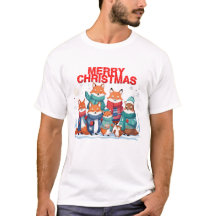 "Joyeux Noël Cosy Fox Family"