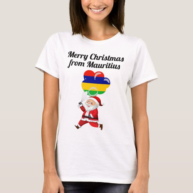 T-shirt Joyeux Noël de Maurice (Devant)