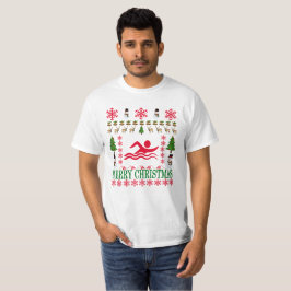T-shirt JOYEUX NOËL DE NATATION. .png