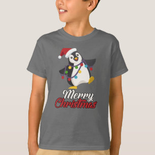 T-shirt Joyeux Noël de pingouin