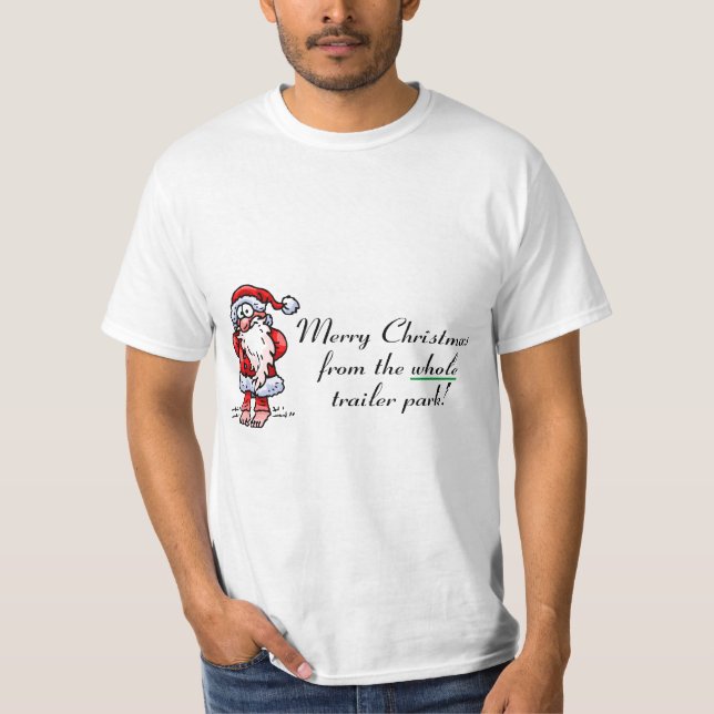 T-shirt Joyeux Noël de tout le terrain de caravaning (Devant)