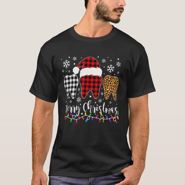 T-shirt Joyeux Noël Dental Noël (Devant)