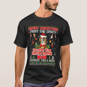 T-shirt Joyeux Noël Du Spa Cavalier King Charles
