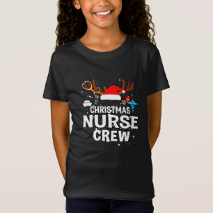 T-Shirt Joyeux Noël Équipage des infirmières de Noël