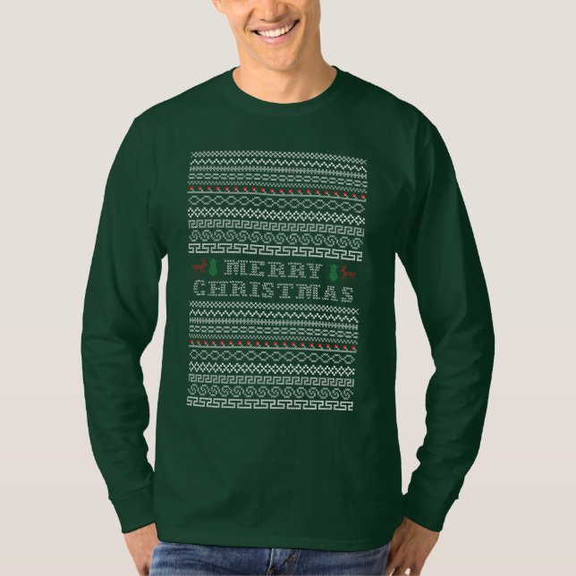 T-shirt Joyeux Noël et une bonne année ! (Devant)