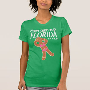 T-shirt Joyeux Noël FLORIDA STYLE Gingerbread Bikini 