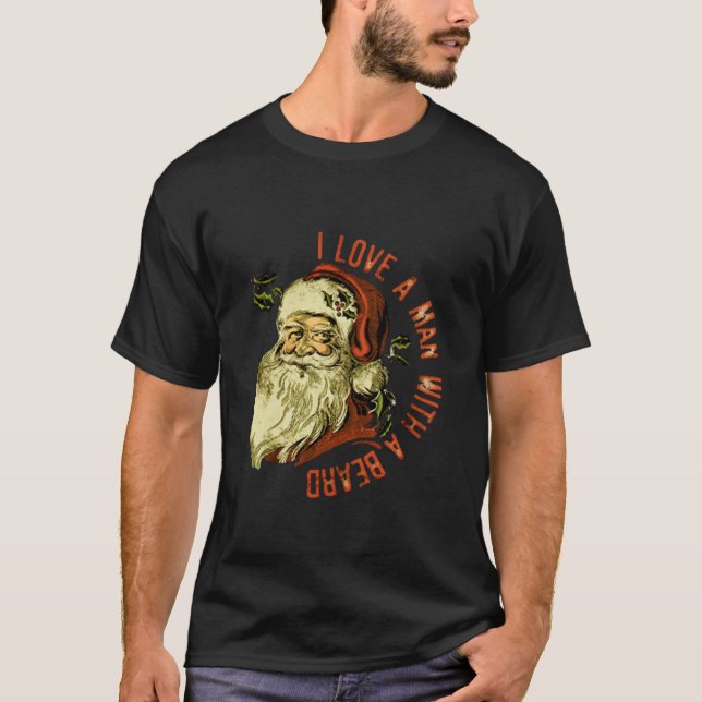 T-shirt Joyeux Noël : Funny Père Noël (Devant)