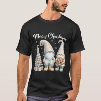 T-shirt Joyeux Noël Gnome Famille Pjs Correspondants Chris