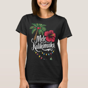 T-shirt Joyeux Noël Hawaïen Santa Hawaïen Joyeux Noël