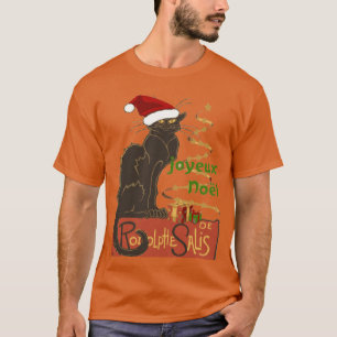 T-shirt Joyeux Noel Le Chat Noir Parodie de Noël