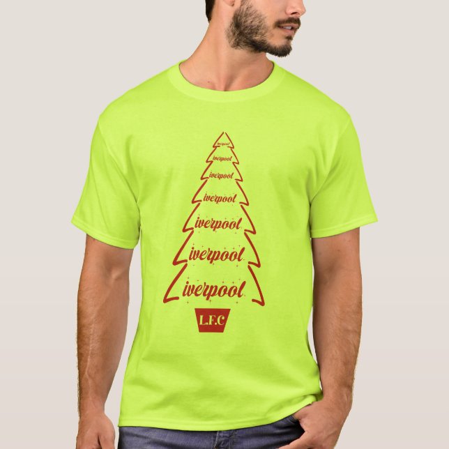 T-shirt Joyeux Noël liverpool, Merry Kloppmas Jurgen T (Devant)