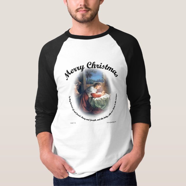 T-shirt Joyeux Noël Manger (Devant)