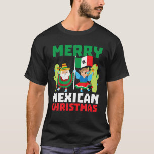 T-shirt Joyeux Noël mexicain Funny Mexique Gif de Noël