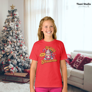 T-shirt Joyeux Noël mignonne Chocolat chaud Famille de Mug