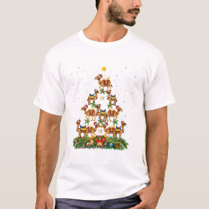 T-shirt Joyeux Noël noir Santa Claus afro-américain