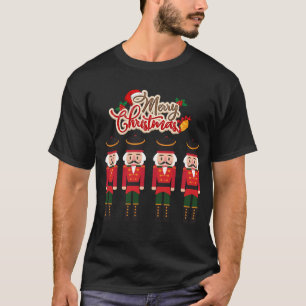 T-shirt Joyeux Noël Nutcracker Festive Tee de vacances