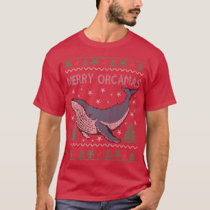 T-shirt Joyeux Noël Orcas Killer Whaler Cadeau Vilain Chri