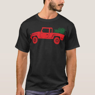 T-shirt Joyeux Noël Père Noël Truck & Tree freestyle gay p