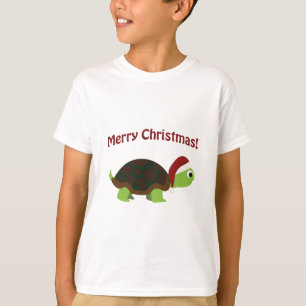 T-shirt Joyeux Noël ! Père Noël Turtle