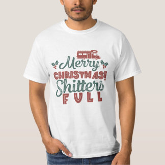 T-shirt Joyeux Noël pleins - Vacances