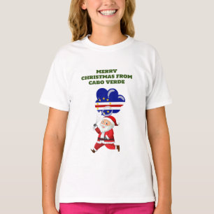 T-shirt Joyeux Noël pour Cabo Verde