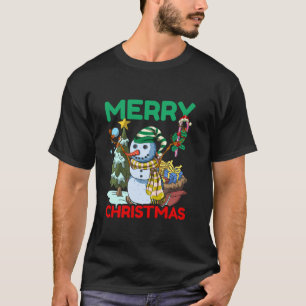 T-shirt Joyeux Noël Pyjama Femmes Hommes Sucre de canne ca