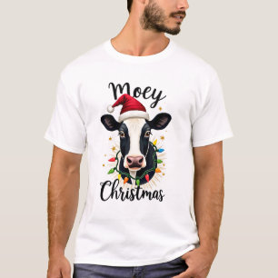 T-shirt Joyeux Noël Santa Guirlandes de Noël Amoureux des 