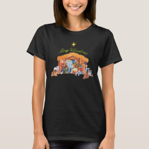 T-shirt Joyeux Noël - Scène de la Nativité North Star