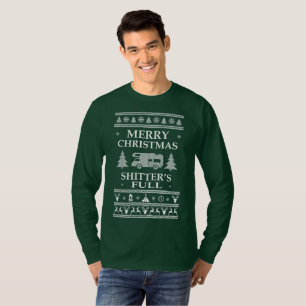 T-shirt Joyeux Noël Shitters plein rv de chandail laid