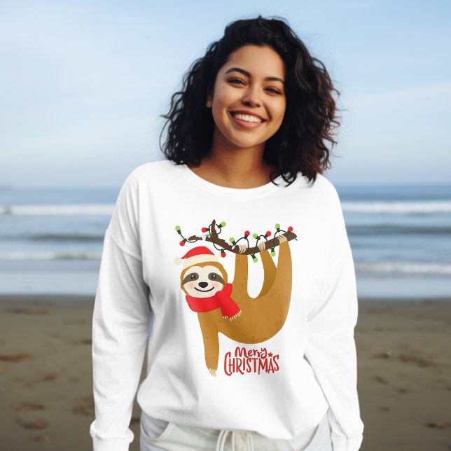 T-shirt Joyeux Noël Sloth | Vacances (Créateur téléchargé)